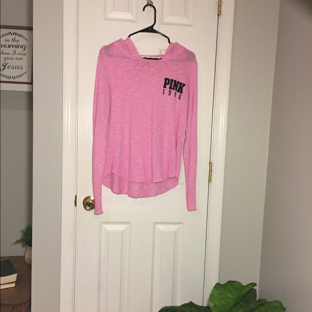 PINK hooded tee - Picture 1 of 3